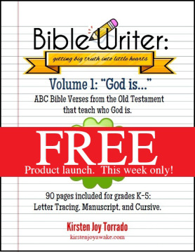 Free Bible Copywork Curriculum {Limited Time}