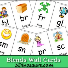 Free Blends Wall Cards