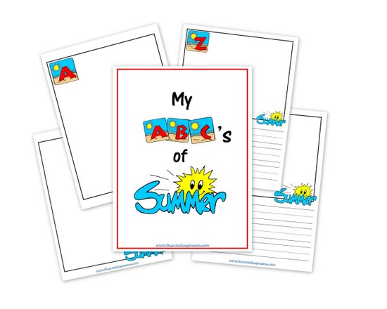 Free My ABC's of Summer Printable Journal