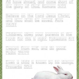 Free Homeschool Handwriting: ABC Bible Verses