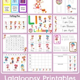 Free Lalaloopsy Learning Printables