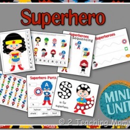 Free Superhero Preschool Printables