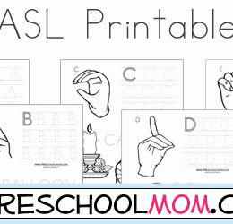 free asl printables