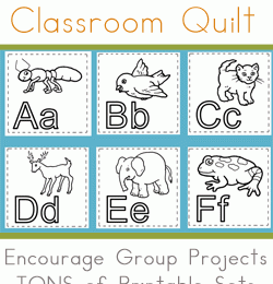 free diy classroom quilt printable