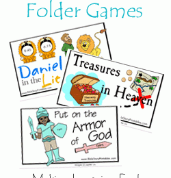 Free Printable Bible File Folder Games