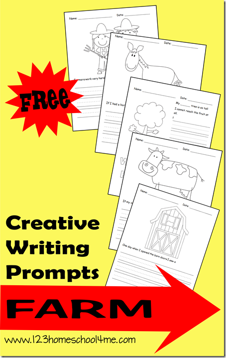 FREE Farm Themed Creative Writing Prompts