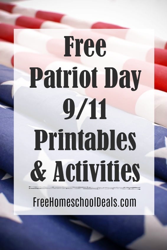 Remember with these FREE Patriot Day 9/11 Activities and Printables #fhdhomeschoolers #freehomeschooldeals #9/11 #homeschooling #homeschoolmoms