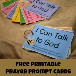 Free Printable Prayer Prompt Cards for Kids