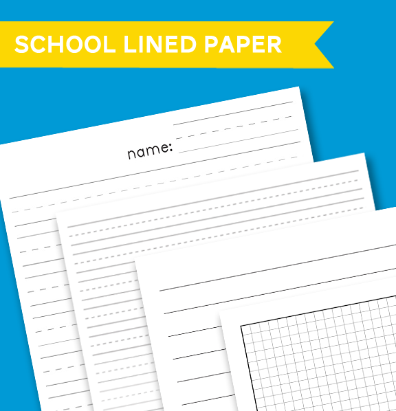 Free Lined Paper Printables