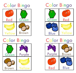 Free Color BINGO Game Printable