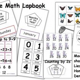 free math lapbook