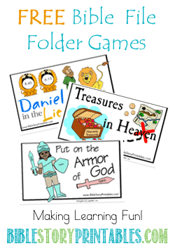 Free Printable Bible File Folder Games 