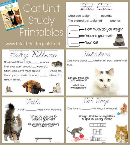 Free Homeschool Unit Study: Cats 