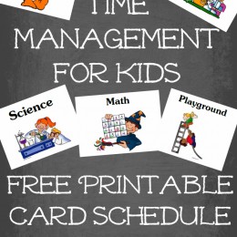 Free Homeschool Time Management Printables for Kids