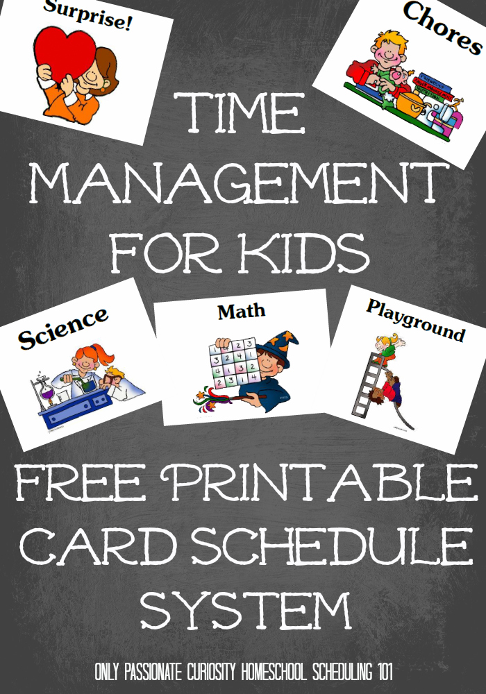 Free Homeschool Time Management Printables for Kids