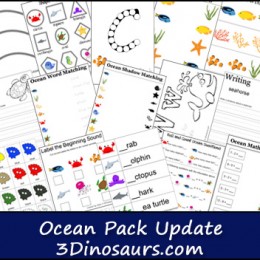 Free Ocean Pack Printable Set (60-Pages!)