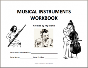 FREE Musical Instruments Workbook Download