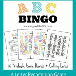 Free Printable ABC Bingo Game