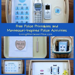 Free Police Themed Homeschool Printables