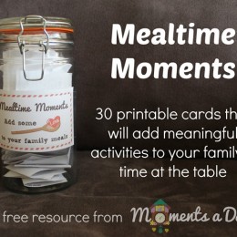 30 Free Printable Activity Cards to Build Character at the Dinner Table