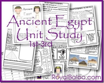 FREE Ancient Egypt Unit Study