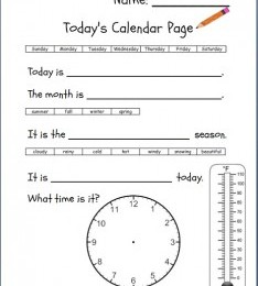 Free Daily Calendar Page