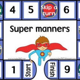 Free Super Manners Printable Game