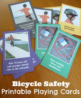 Free Bicycle Safety Card Game Printables