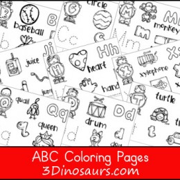 Free ABC Coloring Pages