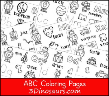 Free ABC Coloring Pages