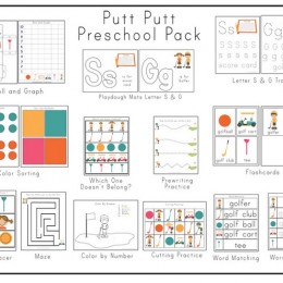 Free Putt Putt Preschool Pack