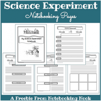 Free Science Experiments Notebook Pages