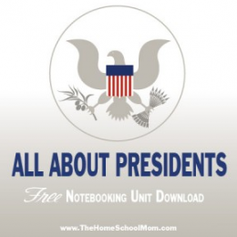 Free All About the President Notebooking Unit