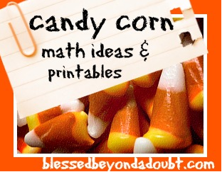 Free Candy Corn Place Value Printables