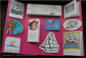 Free Christopher Columbus Lapbook and Notebook Study