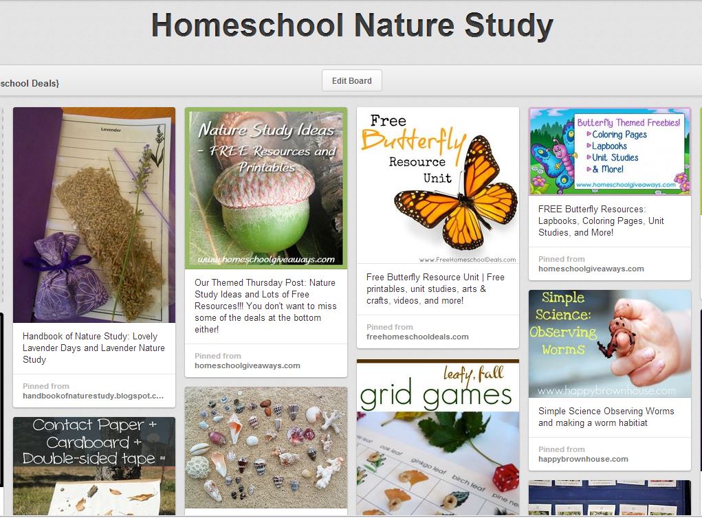 homeschool nature study