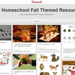 Free Homeschool Fall Themed Resources