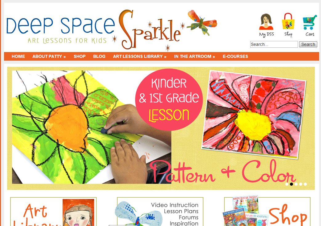 Free Online Art Lessons: Deep Space Sparkle