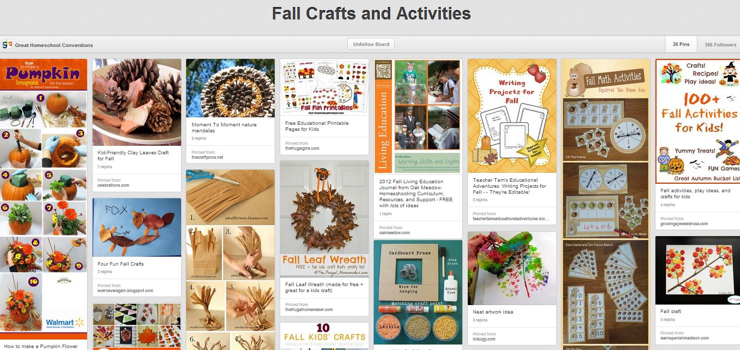 Fall Crafts and Activities