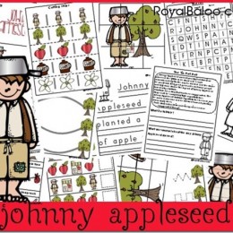 free johnny appleseed unit study and printables