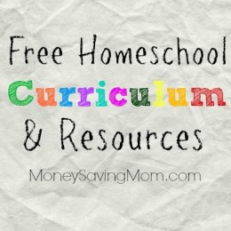 free homeschool curriculum