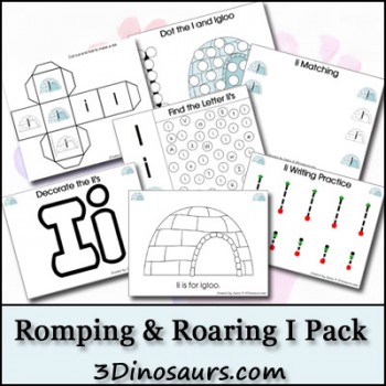 Free Romping & Roaring I Printable Pack