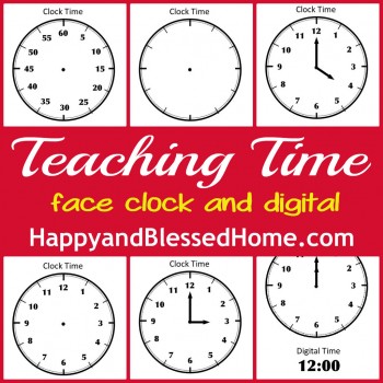 Free Teaching Time Printables for both Analog and Digital 