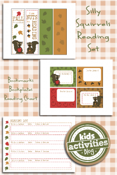 Free Printable Reading Set for Kids – “Fall for a Good Book”