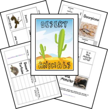 Free Desert Animals Unit Study & Lapbook