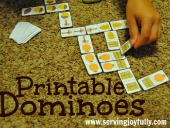 Free FALL-THEMED PRINTABLE DOMINO GAME