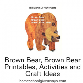 Free Brown Bear, Brown Bear Printables, Activities, and Craft Ideas