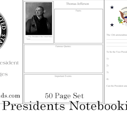 Free Notebooking Pages: U.S. Vice Presidents