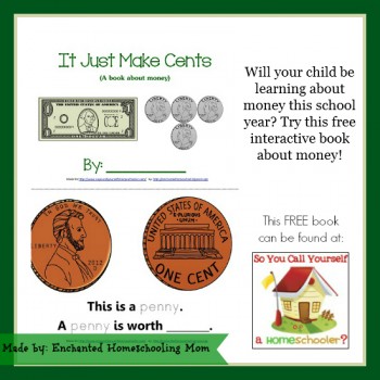 Free Printable “It Just Makes Cents” Book