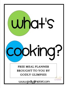 Free Meal Planner (Facebook Offer)